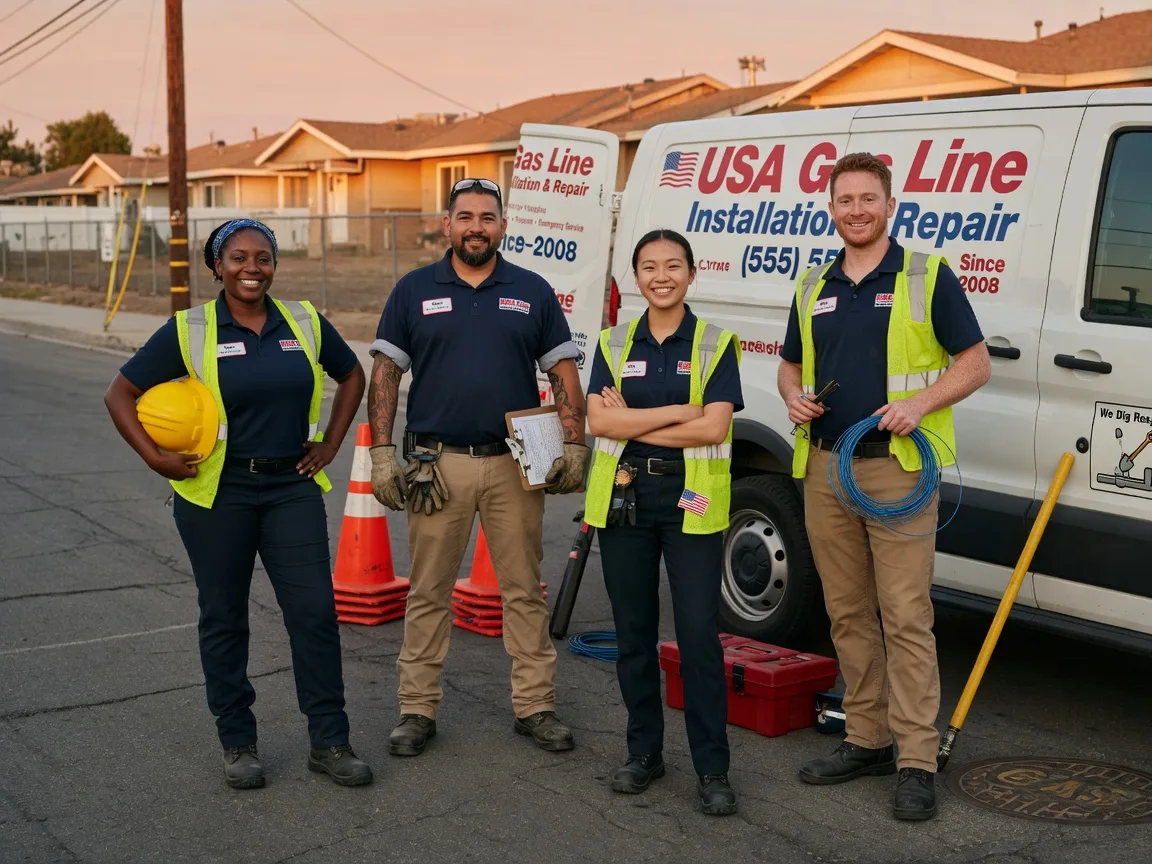 Gas Line Installation company in Galesburg, ND